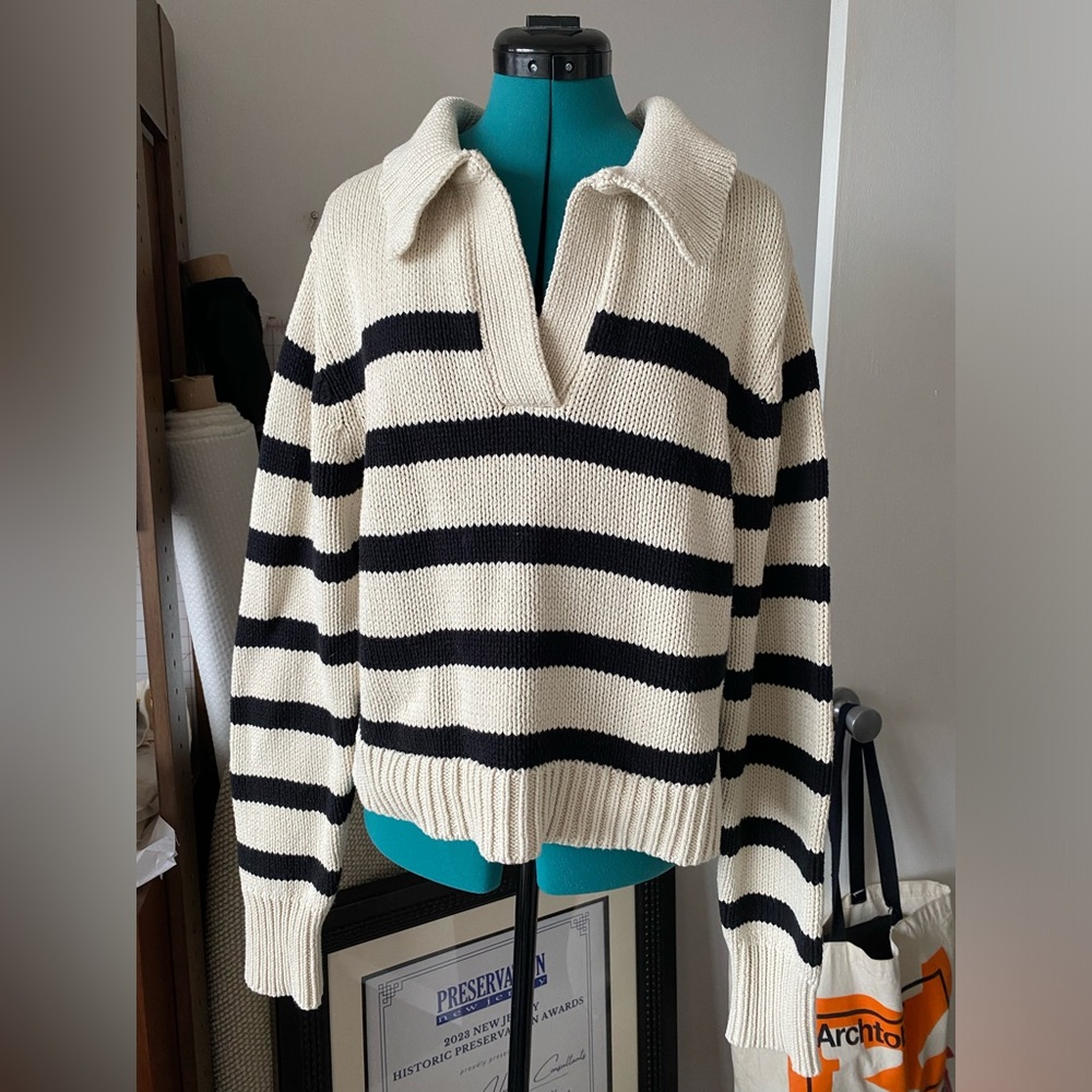 Dissh colbie stripe knit jumper sweater